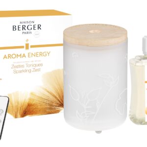Difuzor ultrasonic parfum Berger Aroma Energy + parfum Zestes toniques 475ml