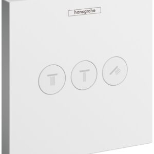 Divertor Hansgrohe Shower Select pentru 3 consumatori necesita corp ingropat alb mat