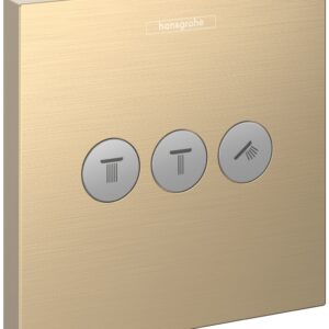 Divertor Hansgrohe Shower Select pentru 3 consumatori necesita corp ingropat bronz periat