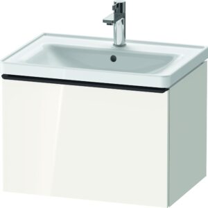 Dulap baza Duravit D-Neo cu 1 sertar pentru lavoar 65cm White High Gloss Decor