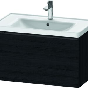 Dulap baza Duravit D-Neo cu 1 sertar pentru lavoar 80cm Black Oak