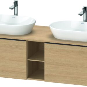 Dulap baza Duravit D-Neo cu 2 sertare pentru lavoar 140cm Natural Oak