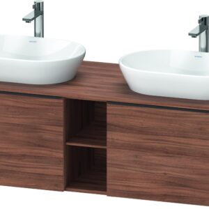 Dulap baza Duravit D-Neo cu 2 sertare pentru lavoar 140cm Natural Walnut Decor