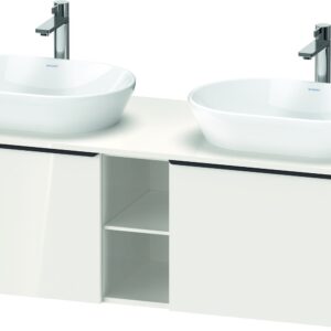 Dulap baza Duravit D-Neo cu 2 sertare pentru lavoar 140cm White High Gloss Decor