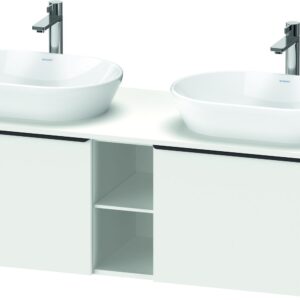 Dulap baza Duravit D-Neo cu 2 sertare pentru lavoar 140cm White Matt Decor