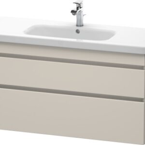 Dulap baza Duravit DuraStyle 113x44.8cm 2 sertare cu inchidere lenta taupe mat