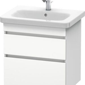 Dulap baza Duravit DuraStyle 58x44.8cm 2 sertare cu inchidere lenta alb mat