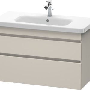 Dulap baza Duravit DuraStyle 93x44.8cm 2 sertare cu inchidere lenta taupe mat