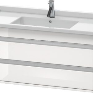 Dulap baza Duravit Ketho 100x46.5cm 2 sertare inchidere lenta alb lucios