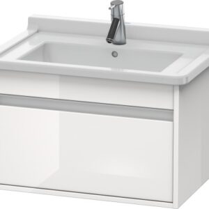 Dulap baza Duravit Ketho 80x46.5cm sertar inchidere lenta alb lucios