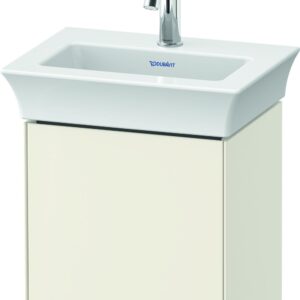 Dulap baza Duravit White Tulip cu 1 usa pentru lavoar 45cm Nordic White High Gloss