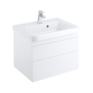 Dulap baza pentru lavoar Ravak Concept 10° cu 2 sertare 55x45x45cm alb