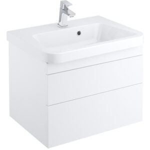 Dulap baza pentru lavoar Ravak Concept 10° cu 2 sertare 65x45x45cm alb