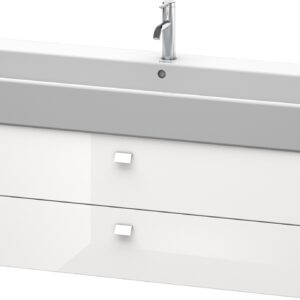 Dulap baza suspendat Duravit Brioso 1184x442mm cu doua sertare alb lucios