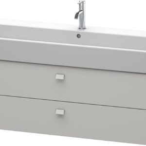 Dulap baza suspendat Duravit Brioso 1184x442mm cu doua sertare gri ciment mat