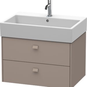 Dulap baza suspendat Duravit Brioso 684x442mm cu doua sertare bazalt mat