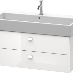 Dulap baza suspendat Duravit Brioso 984x442mm cu doua sertare alb lucios