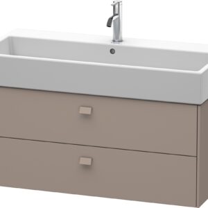 Dulap baza suspendat Duravit Brioso 984x442mm cu doua sertare bazalt mat