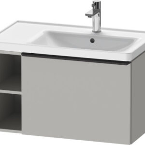 Dulap baza suspendat Duravit D-Neo cu un sertar 784x452mm gri mat decor