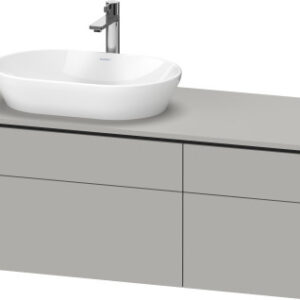 Dulap baza suspendat Duravit L-Cube 122x55cm gri mat decor