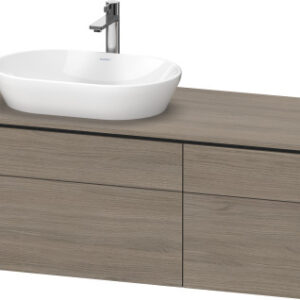 Dulap baza suspendat Duravit L-Cube 122x55cm stejar terra