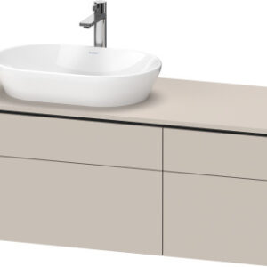 Dulap baza suspendat Duravit L-Cube 122x55cm taupe mat