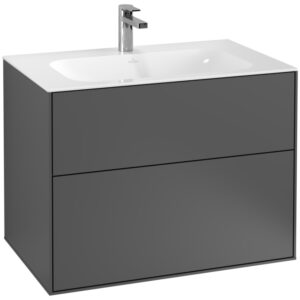 Dulap baza suspendat Villeroy & Boch Finion 80x59x50cm Anthracite Matt Laquer