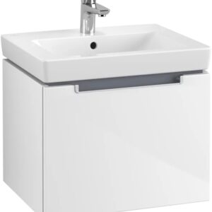 Dulap baza suspendat Villeroy & Boch Subway 2.0 537x420x423mm cu un sertar alb lucios