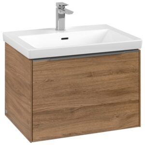 Dulap baza suspendat Villeroy & Boch Subway 3.0 cu iluminare 62x43x48cm Oak Kansas