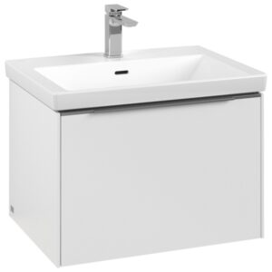 Dulap baza suspendat Villeroy & Boch Subway 3.0 cu iluminare 62x43x48cm Pure White