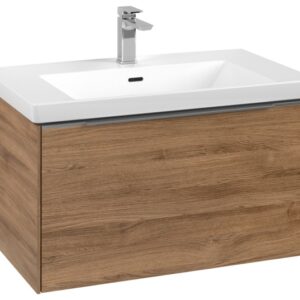 Dulap baza suspendat Villeroy & Boch Subway 3.0 cu iluminare 78x44x46cm Oak Kansas