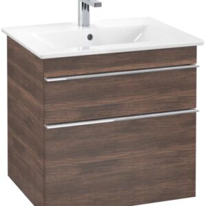 Dulap baza suspendat Villeroy&Boch Venticello 603x590x502 mm cu doua sertare stejar Arizona