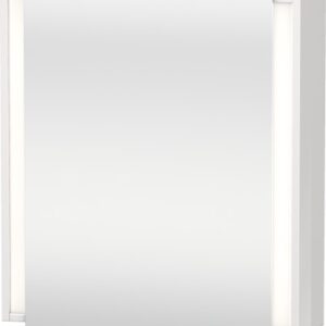 Dulap cu oglinda si iluminare Duravit Ketho 65x75cm deschidere dreapta alb lucios