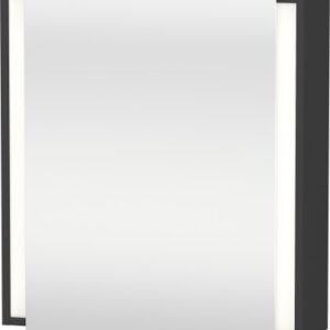 Dulap cu oglinda si iluminare Duravit Ketho 65x75cm deschidere dreapta grafit mat