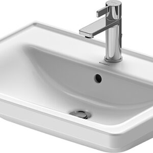 Lavoar Duravit D-Neo 65cm montare pe mobilier alb