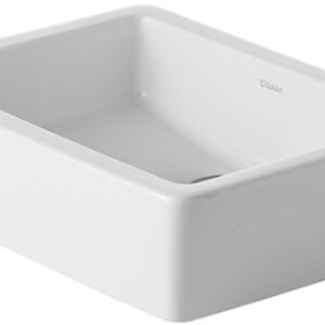 Lavoar Duravit Vero 50x38cm finisaj WonderGliss fara orificiu baterie fara preaplin montare pe blat