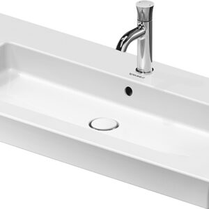 Lavoar Duravit White Tulip 105cm montare pe mobilier ventil ceramic alb