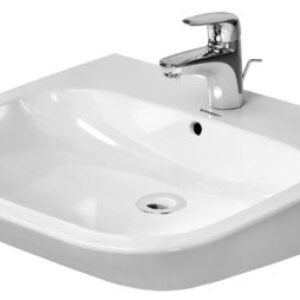 Lavoar pentru persoane cu dizabilitati Duravit D-Code Vital 60x56 cm alb