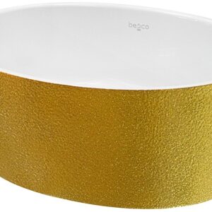 Lavoar tip bol Besco Uniqa Glam 32x46x17cm Gold