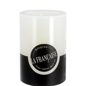 Lumanare La Francaise Colorama Cylindre Timeless d 7cm h 10cm 50 ore alb