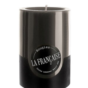 Lumanare La Francaise Colorama Cylindre Timeless d 7cm h 10cm 50 ore negru