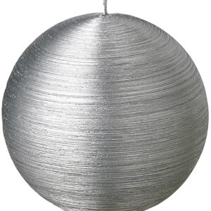 Lumanare La Francaise Colorama de Fetes Boule d 8cm 15 ore argintiu