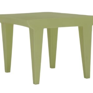 Masuta Kartell Bubble design Philippe Starck 51.5x51.5cm hx41.5cm verde