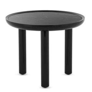 Masuta Kartell K-Top design Rodolfo Dordoni d 60cm h 50cm Black - Marquina Black