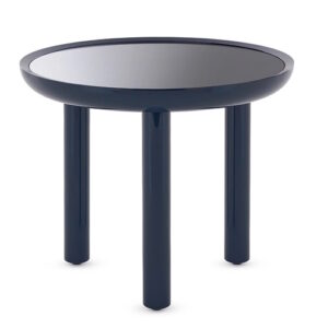 Masuta Kartell K-Top design Rodolfo Dordoni d 60cm h 50cm Smoked Mirror - Blue