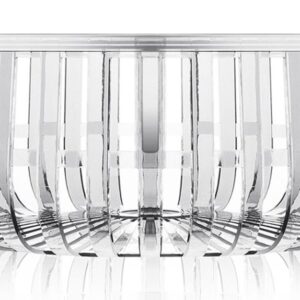 Masuta Kartell Panier design Ronan & Erwan Bouroullec 61cm h 21cm transparent