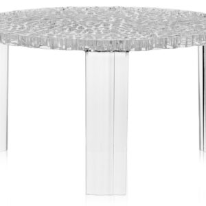 Masuta Kartell T-Table design Patricia Urquiola 50cm h 28cm transparent