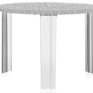 Masuta Kartell T-Table design Patricia Urquiola 50cm h 36cm transparent