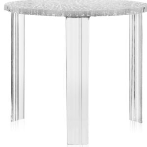 Masuta Kartell T-Table design Patricia Urquiola 50cm h 44cm transparent