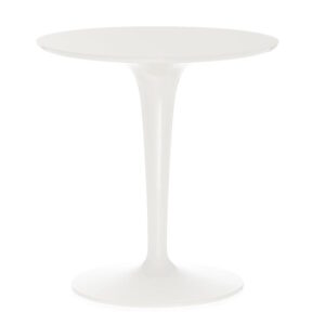 Masuta Kartell Tip Top Mono design Philippe Starck & Eugeni Quitllet d48cm h50cm alb